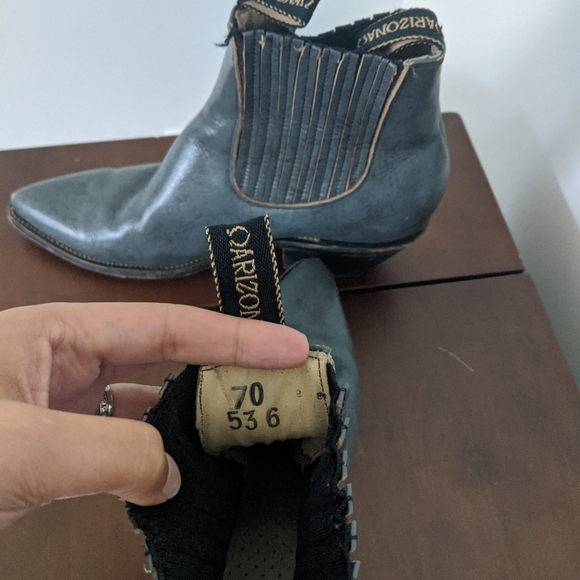 Arizona Western Blue Grey Boots women’s 10 - Picture 4 of 5